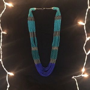 ☀️Blue Beaded Necklace☀️